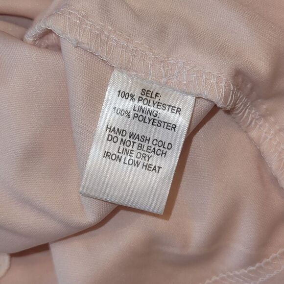 NWOT Lulus Love Poem Blush Pink Lace Crochet Look Mini Dress L - Picture 16 of 16